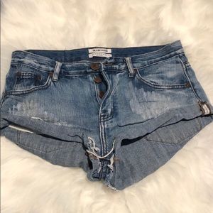 One teaspoon Bandits denim cutoff shorts
